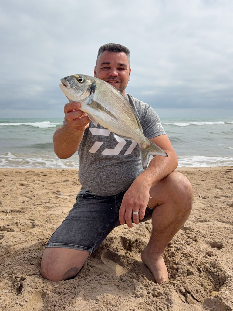 Marc et sa daurade royale