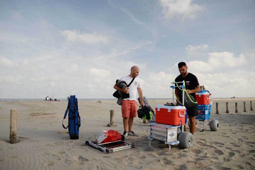 Vidéo sur la réalisation d'un chariot de surfcasting, peche à pied